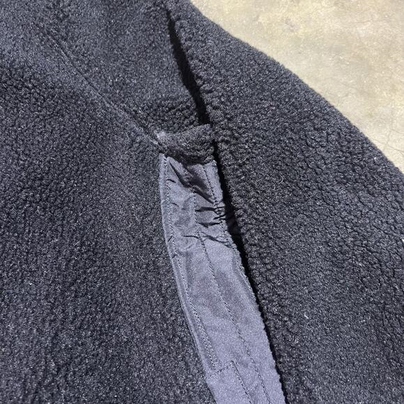 Vintage Y2k Lauren Ralph Lauren Black Fleece Jacket - Picture 2 of 4